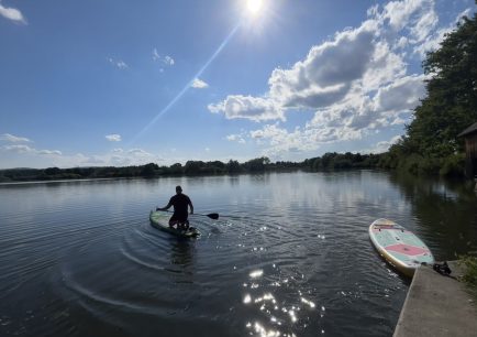 Teambuilding paddleboard